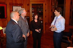 MP Todd Doherty arranged the impromptu meeting between Mayor Hall and Prime Minister Trudeau