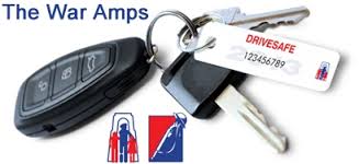 War Amps key tags being mailed out