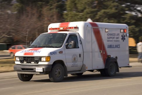 BC Ambulance Services collecting donations for St. Vincent De Paul Society