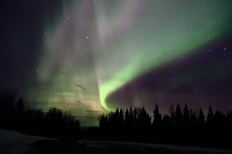 Northern light show possible this evening