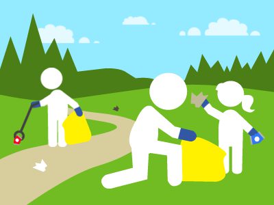 REAPS holds PG Spring Clean Up