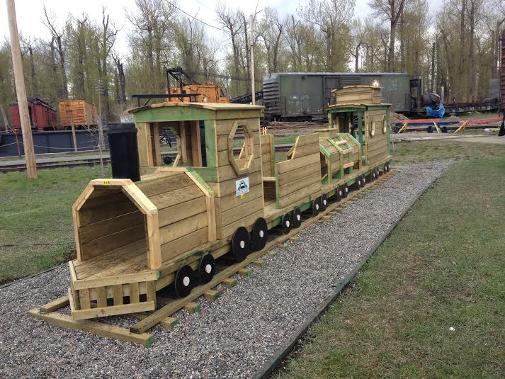 ALL ABOARD! New train at Railway and Forestry Museum