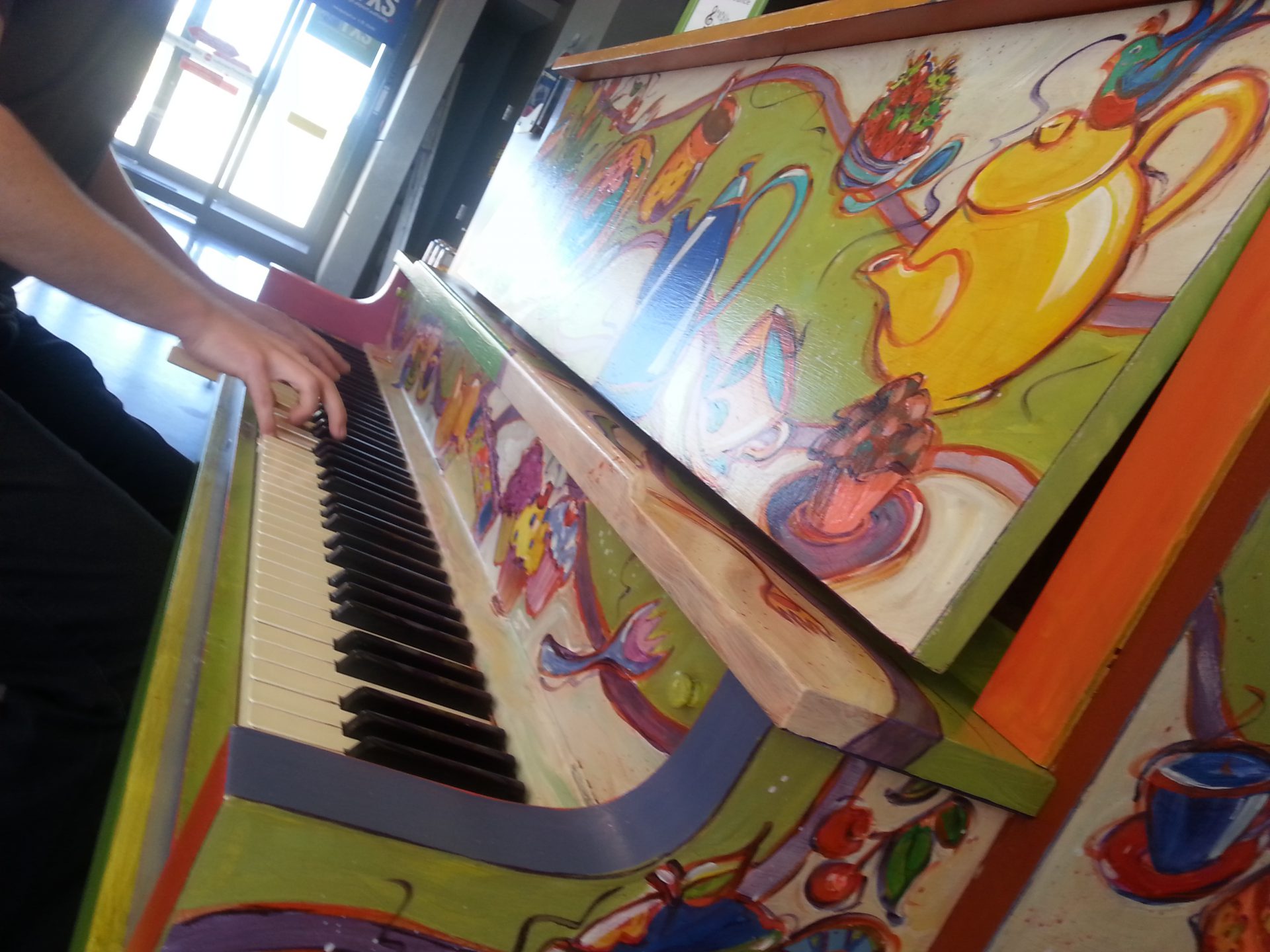 PAINTED PIANOS DRAWING RAVE REVIEWS FROM RESIDENTS