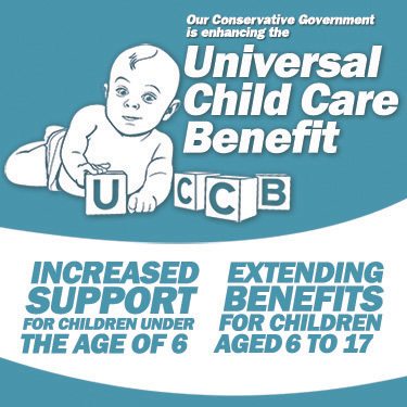 UNIVERSAL CHILD CARE BENEFIT INCREASED BY OTTAWA