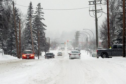 Snowfall warnings issued for Highways 16 and 97
