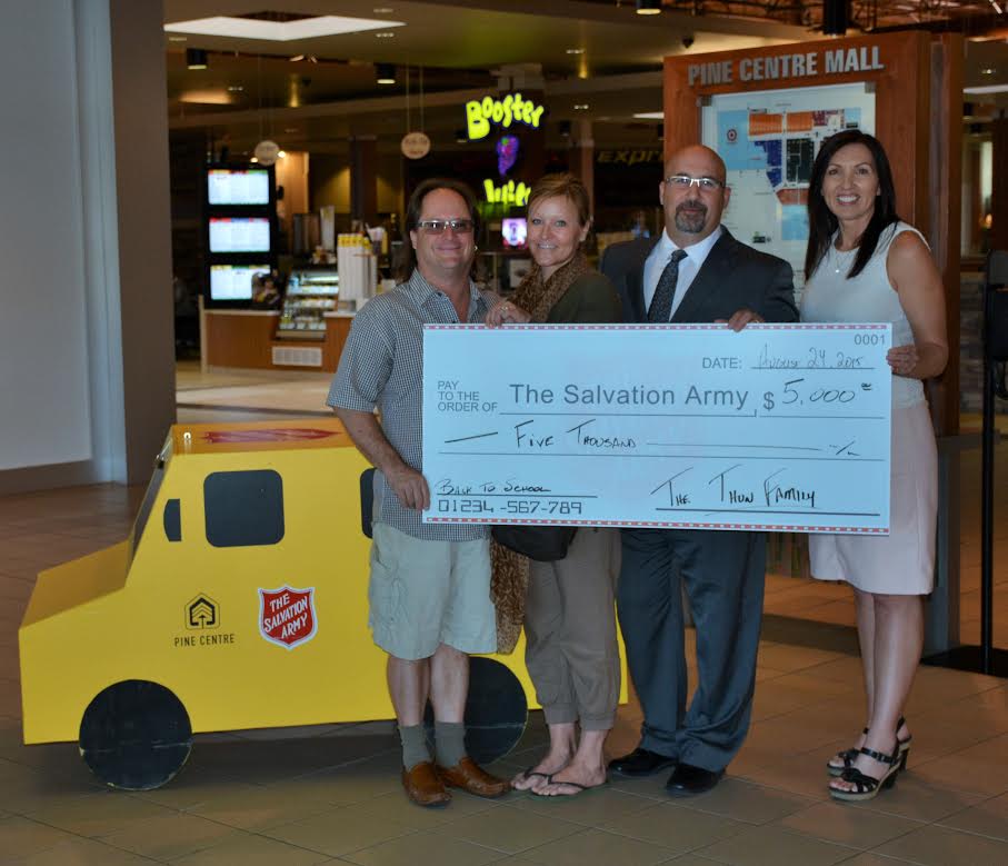 Local family donates to Salvation Army