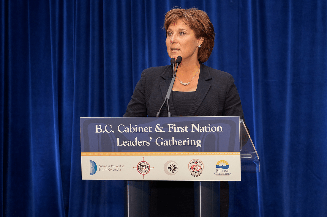 Clark speaks at Tech Summit
