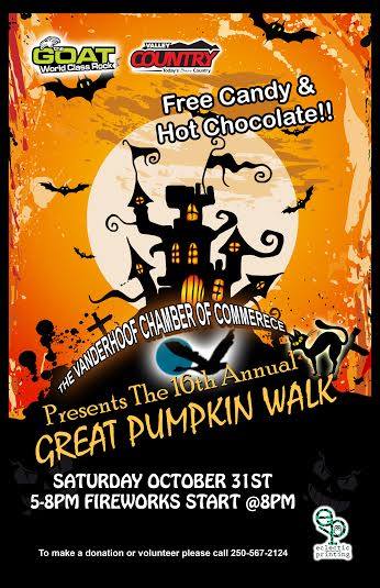 Vanderhoof Pumpkin Walk back for 16th year