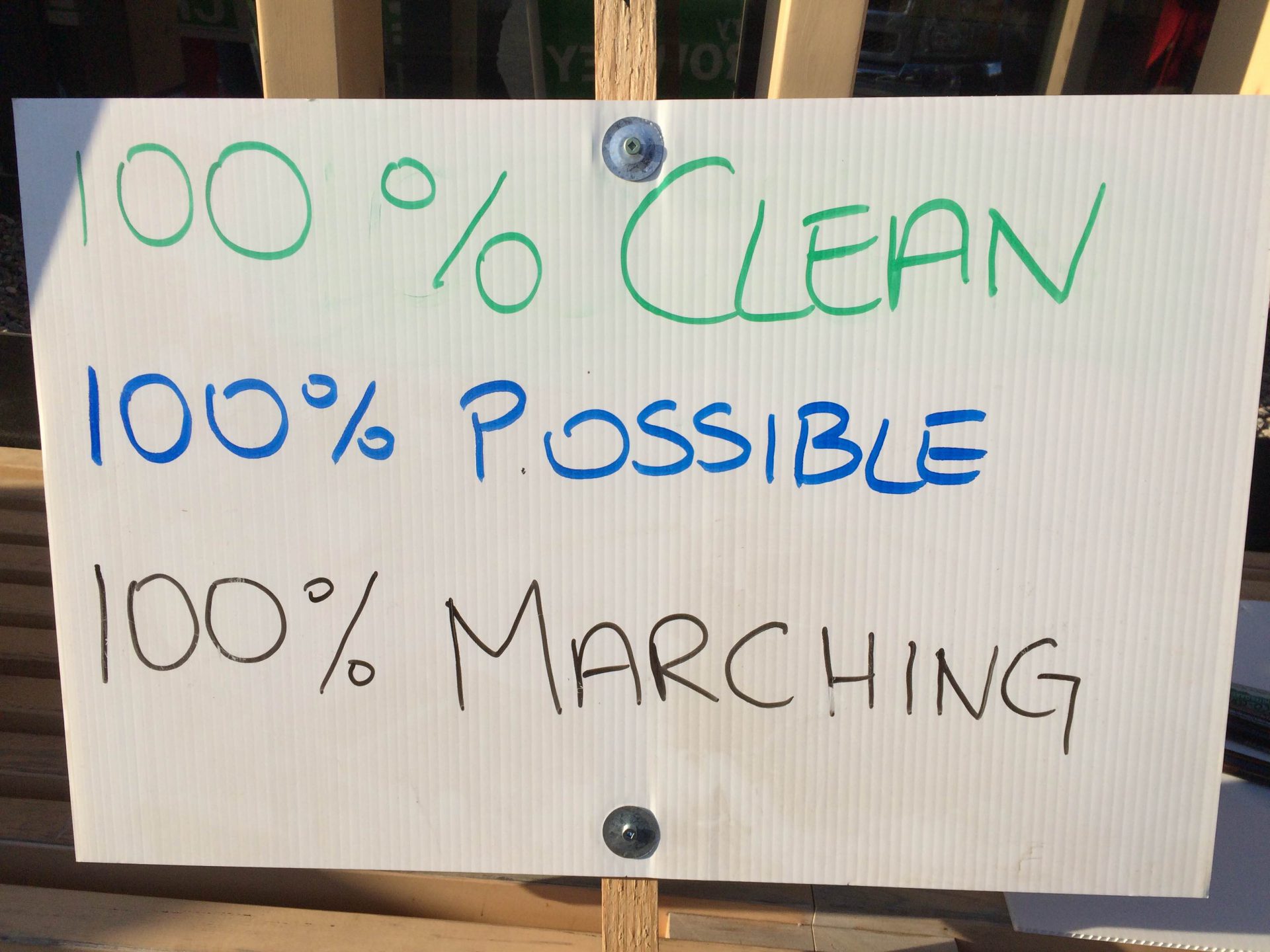 PG Marches against Climate Change