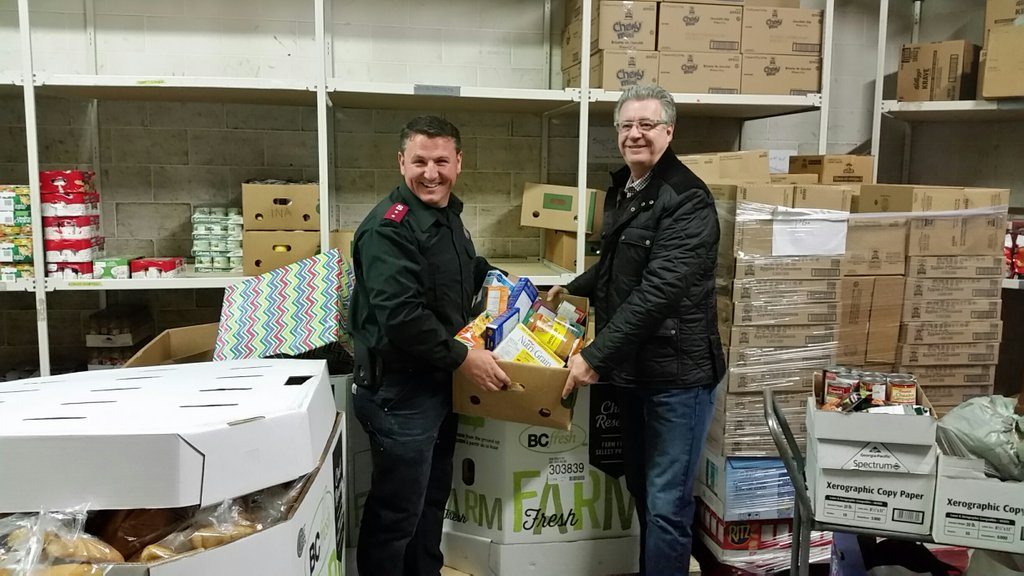 Food for Fare nets 400lbs in donations for the Salvation Army
