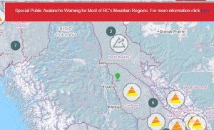 Avalanche Canada issues special warning