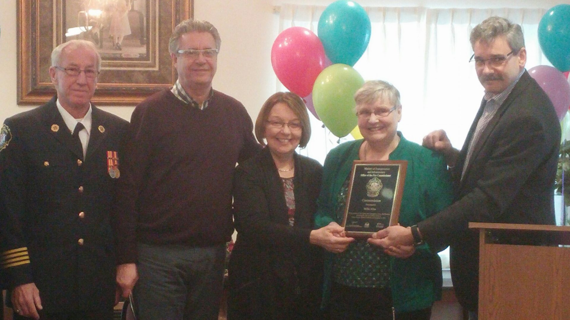 Local woman recognized for her bravery