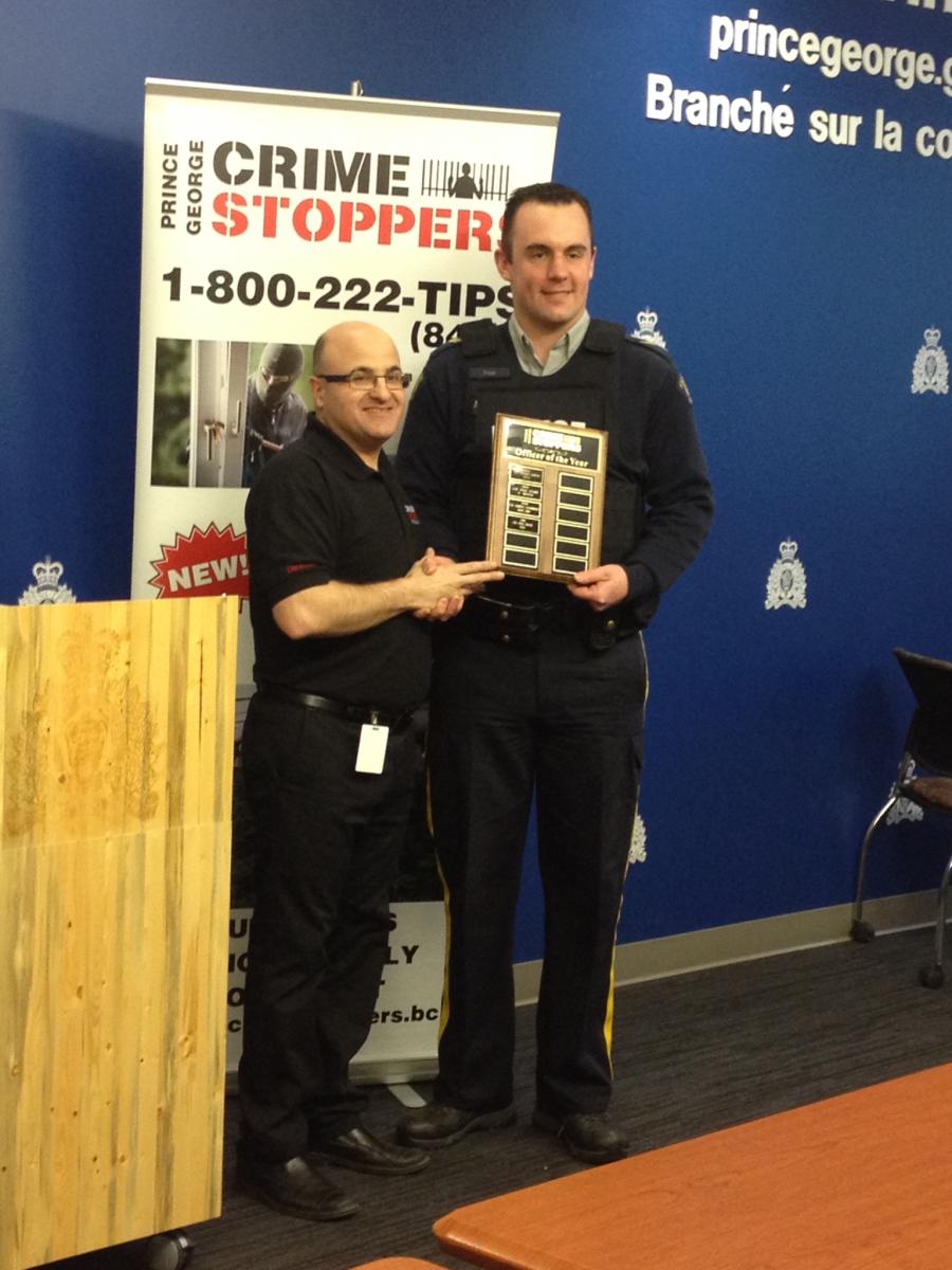 Crime Stoppers honour PG Police