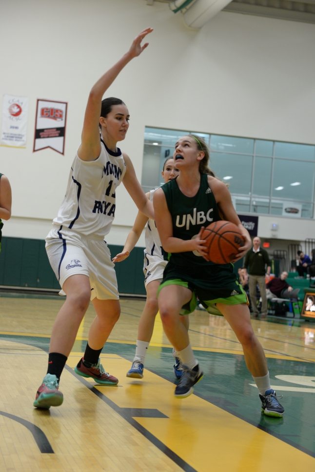 Lady T-Wolves solve Cougars, UNBC Men swept by Mount Royal