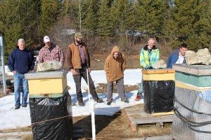 Baldy Hughes residents participate in the facility's beekeeping program (Baldy Hughes)