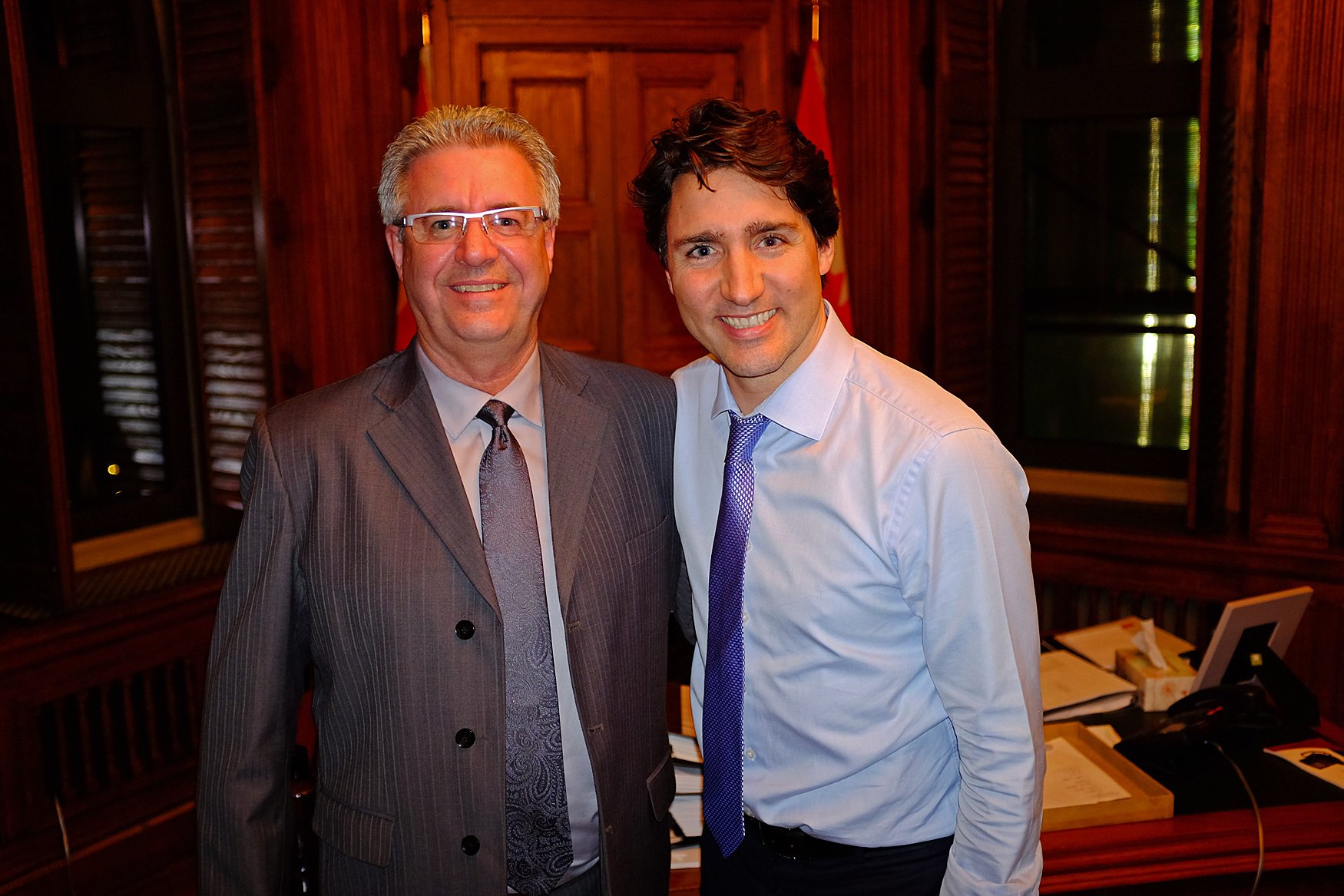 Mayor Hall meets Prime Minister Trudeau during visit to Ottawa