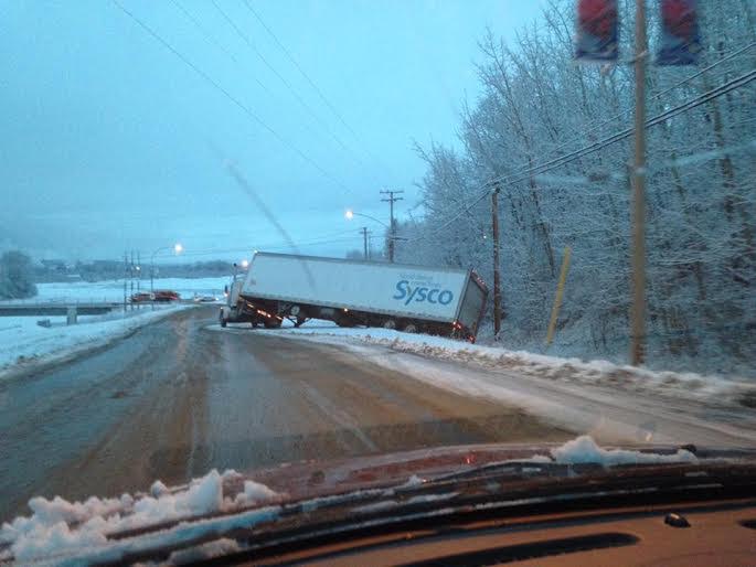 Roll-over at Vanderhoof’s Hospital Hill
