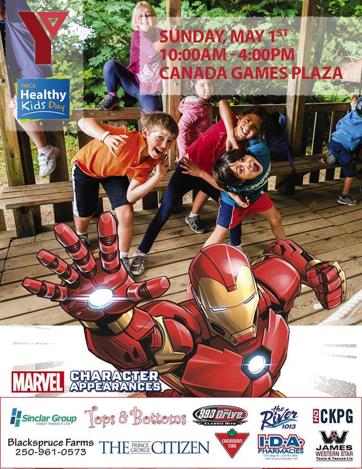 YMCA’s Healthy Kids Day takes place Sunday at Canada Games Plaza