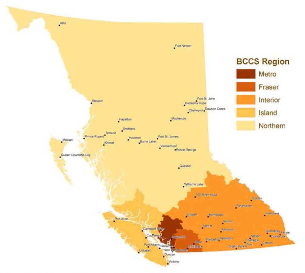BC Coroners Service Regions