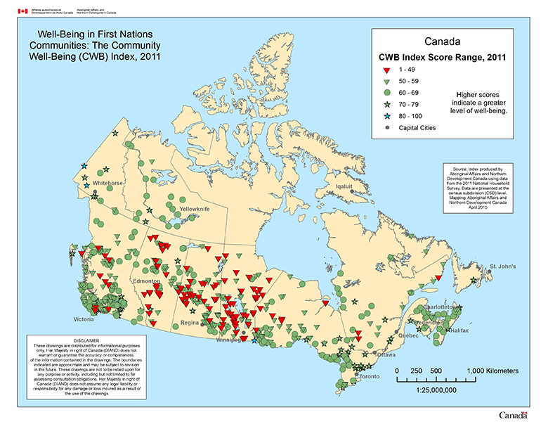 First Nations Reserves In Canada Map Most Successful First Nations Are Pro-Development: Fraser Institute - My  Prince George Now