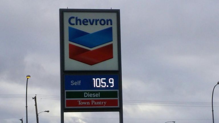 Gas prices soar by a dime in Prince George to 105.9