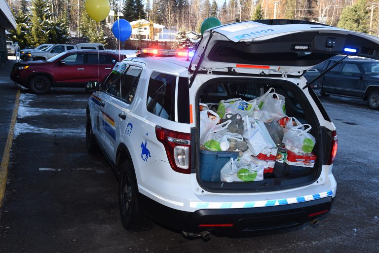 Prince George RCMP fill 20 police cars for seniors benefit