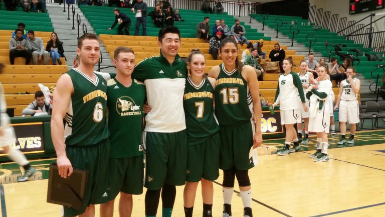 Huskies take a bite out of the Timberwolves on Senior night in MBB & WBB