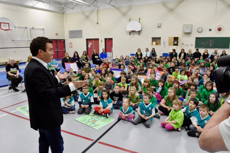 National television recognition for Beaverly Elementary
