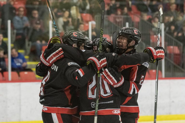 Stingy defensive effort by Cariboo Cougars forces game 3; Northern Capitals swept by Comets