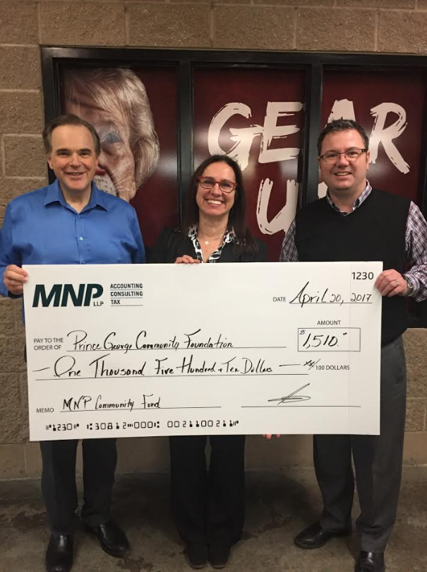 Cougars’ goals score $1510 for PG Community Foundation