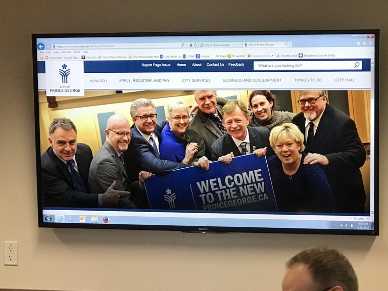 Prince George posting newly designed website Tuesday