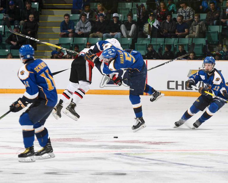 Heroic Hesse steals the show as Leduc lassooes Cariboo Cougars in Telus Cup opener