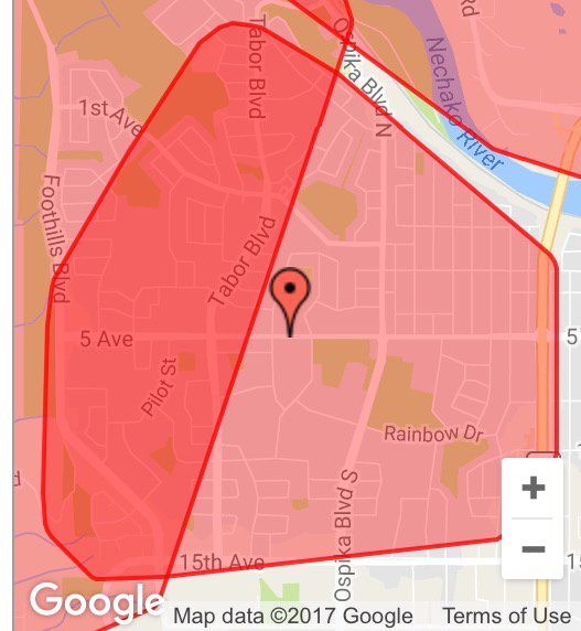 UPDATE: Power restored after 5700 residents were left in the dark