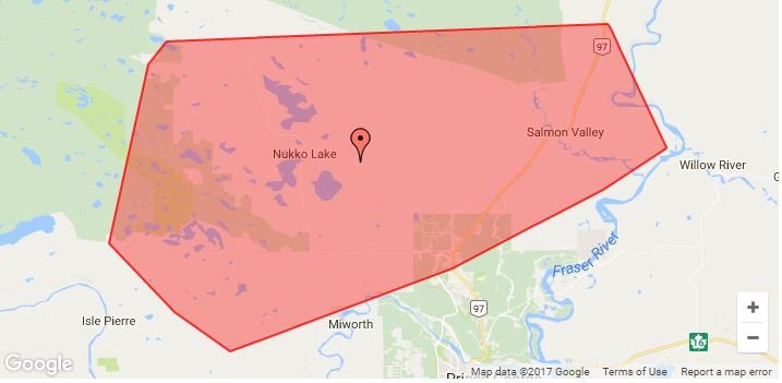 UPDATE : Power restored in the Hart following early morning outage