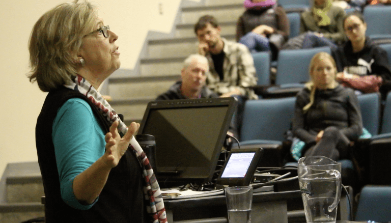 Elizabeth May brings open ears to Prince George