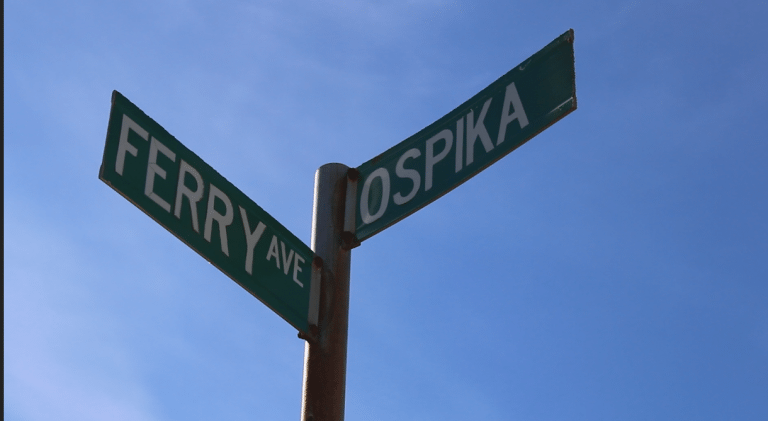 The new Ferry and Ospika intersection is complete