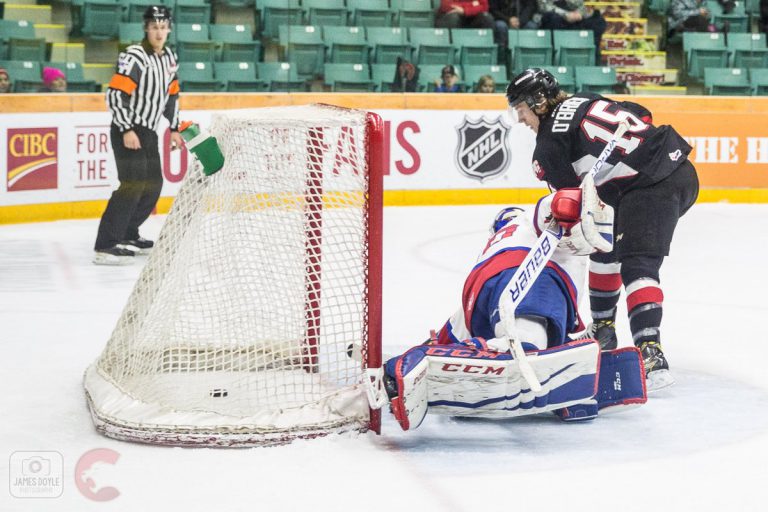 O’Brien ousts Oil Kings in Cougars third home win