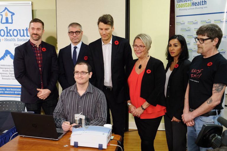 Province’s pilot project to better detect fentanyl, harmful opioids