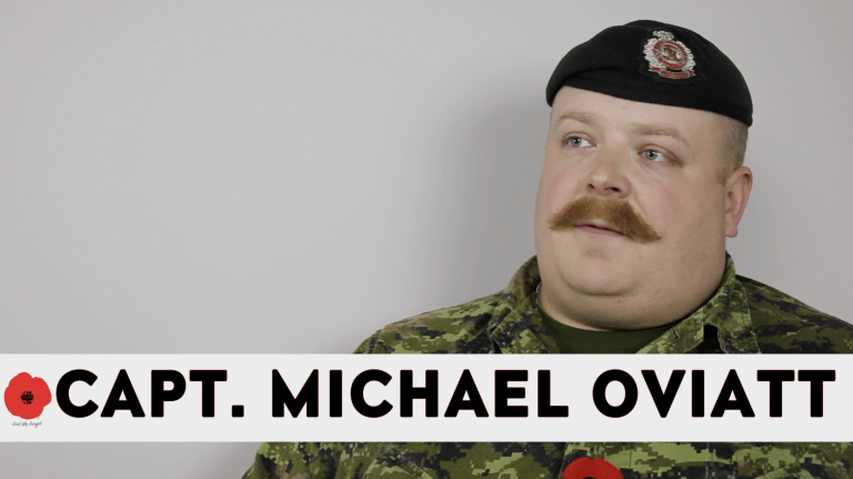 Remembrance Day Series – Episode 3 – CAPT. Michael Oviatt