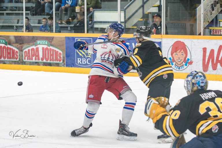 Spruce Kings leave Express at the train station