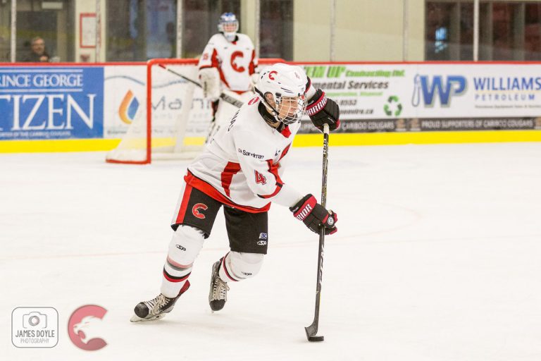 Cariboo Cougars start playoff series against Thompson with dominating win