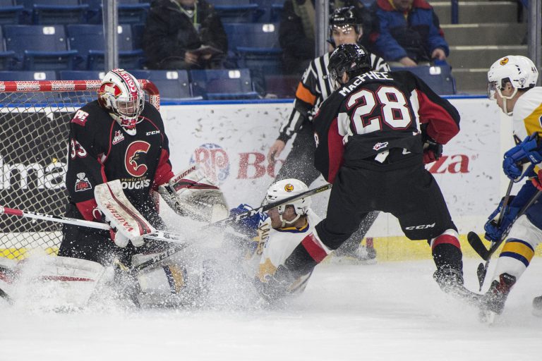 Cougars sliced thin in shootout with Blades