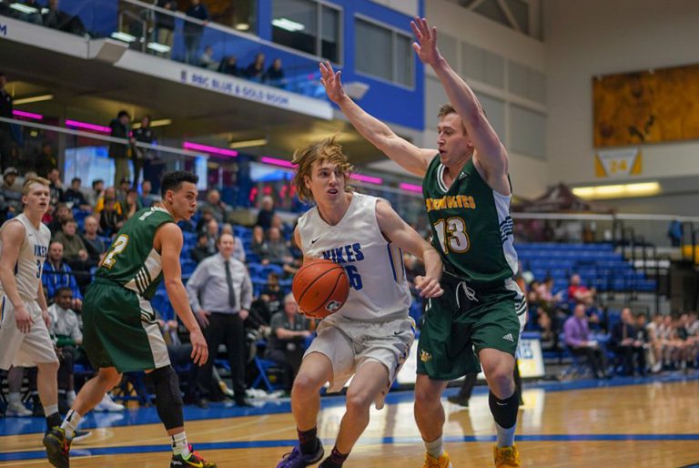 Men bucket lone win for UNBC in provincial capital