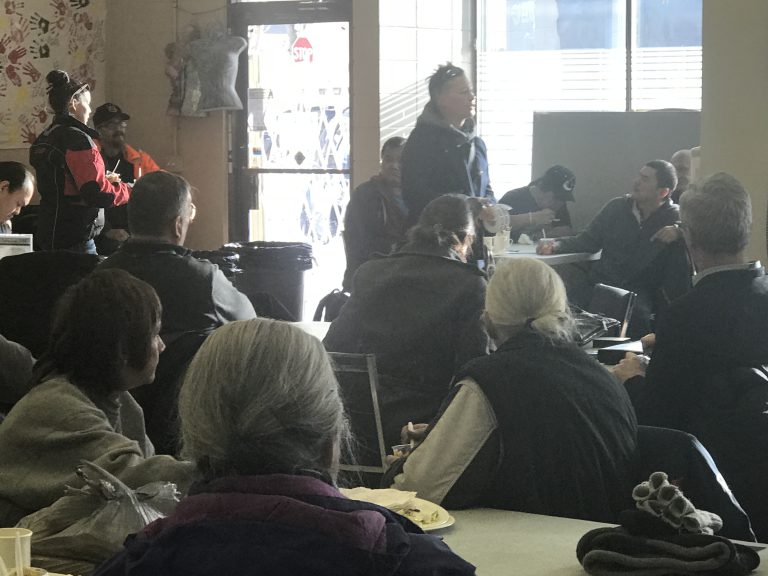 Members of the public took part in the Northern BC outreach and workshop session at the Fire Pit Culture Centre.