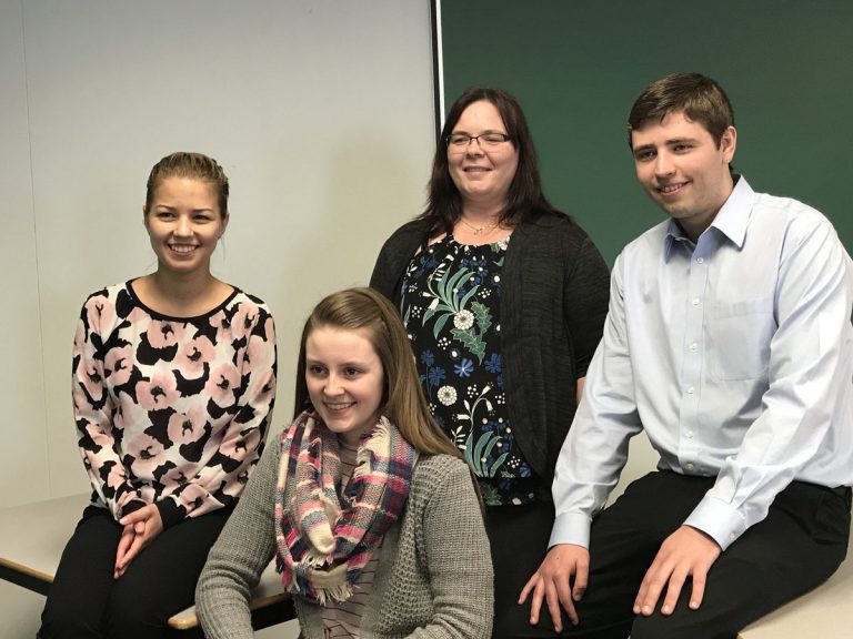 CNC students finish third at business competition