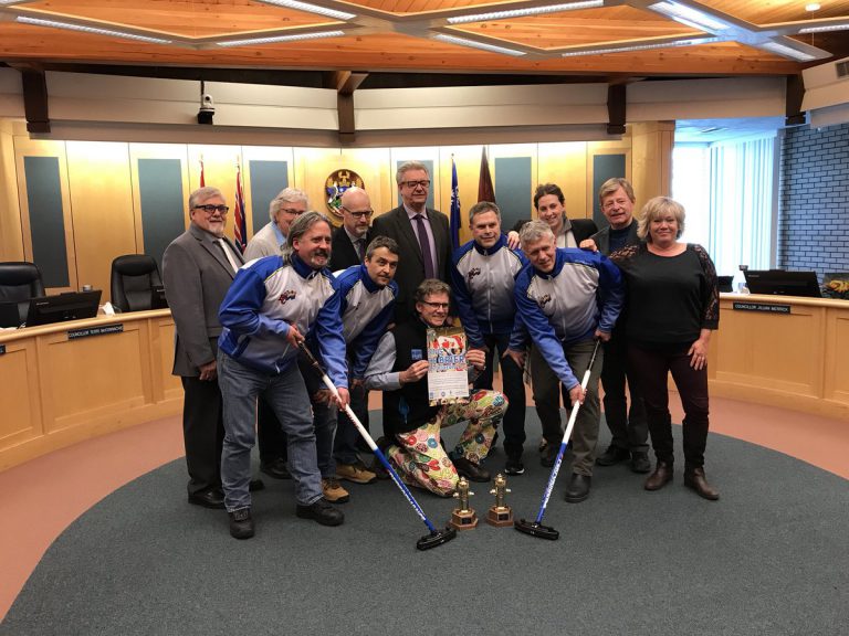 Local fire rescue curling team off to nationals, recognized by city council