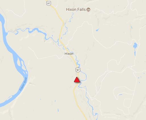 UPDATE: Highway 97 south of Hixon cleared