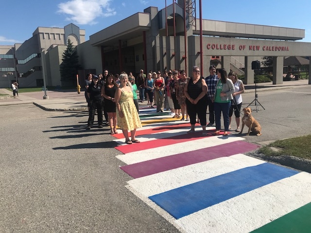 CNC encourages inclusiveness with unveiling of rainbow crosswalk