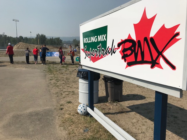Grand opening of BMX track in Prince George