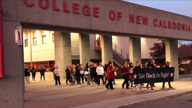 WATCH: Dozens march as one in Prince George demanding safer streets